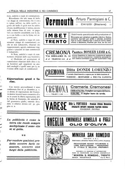 L'Italia nelle industrie e nei commerci rassegna mensile del Movimento economico in Italia