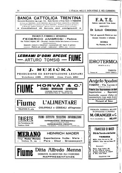 L'Italia nelle industrie e nei commerci rassegna mensile del Movimento economico in Italia