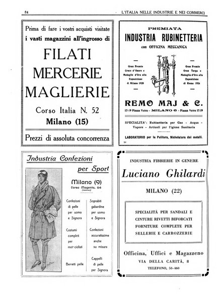 L'Italia nelle industrie e nei commerci rassegna mensile del Movimento economico in Italia