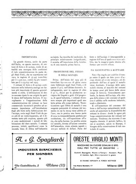 L'Italia nelle industrie e nei commerci rassegna mensile del Movimento economico in Italia