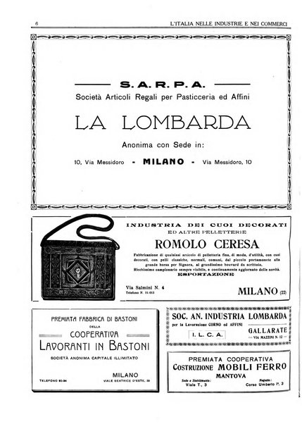 L'Italia nelle industrie e nei commerci rassegna mensile del Movimento economico in Italia