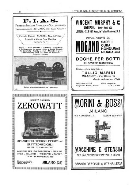 L'Italia nelle industrie e nei commerci rassegna mensile del Movimento economico in Italia