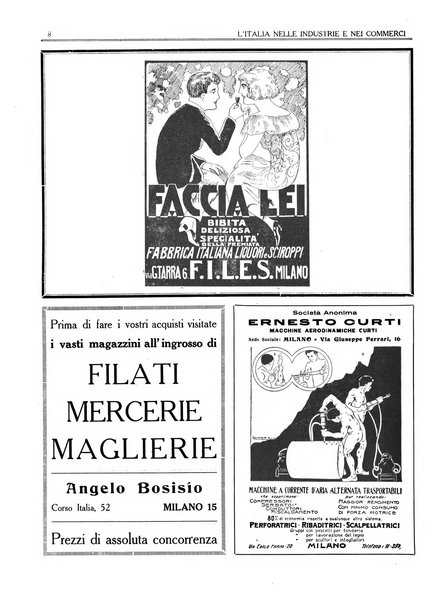 L'Italia nelle industrie e nei commerci rassegna mensile del Movimento economico in Italia