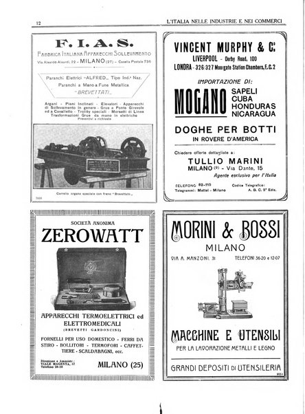 L'Italia nelle industrie e nei commerci rassegna mensile del Movimento economico in Italia