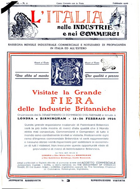 L'Italia nelle industrie e nei commerci rassegna mensile del Movimento economico in Italia