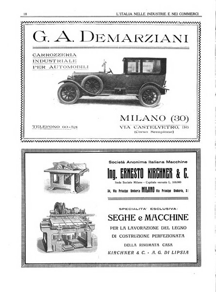 L'Italia nelle industrie e nei commerci rassegna mensile del Movimento economico in Italia