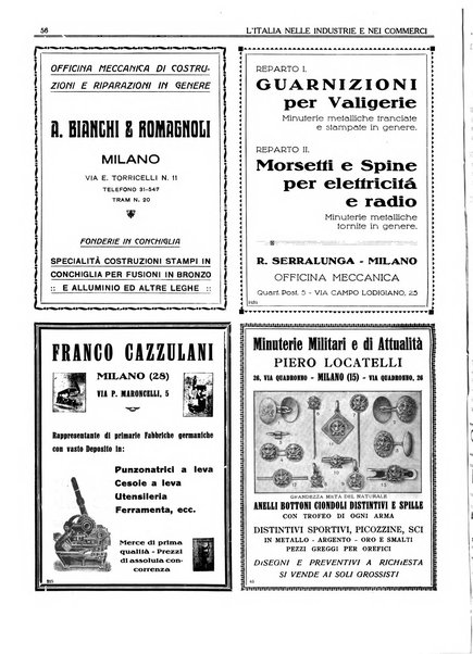 L'Italia nelle industrie e nei commerci rassegna mensile del Movimento economico in Italia