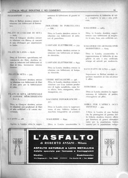 L'Italia nelle industrie e nei commerci rassegna mensile del Movimento economico in Italia