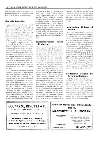 L'Italia nelle industrie e nei commerci rassegna mensile del Movimento economico in Italia