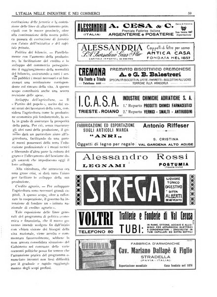 L'Italia nelle industrie e nei commerci rassegna mensile del Movimento economico in Italia