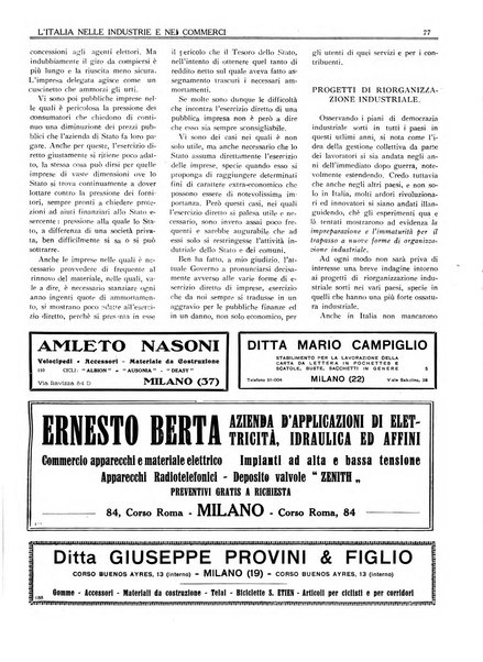 L'Italia nelle industrie e nei commerci rassegna mensile del Movimento economico in Italia