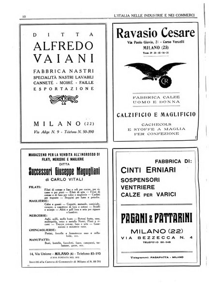L'Italia nelle industrie e nei commerci rassegna mensile del Movimento economico in Italia