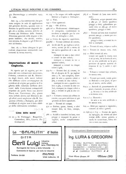 L'Italia nelle industrie e nei commerci rassegna mensile del Movimento economico in Italia