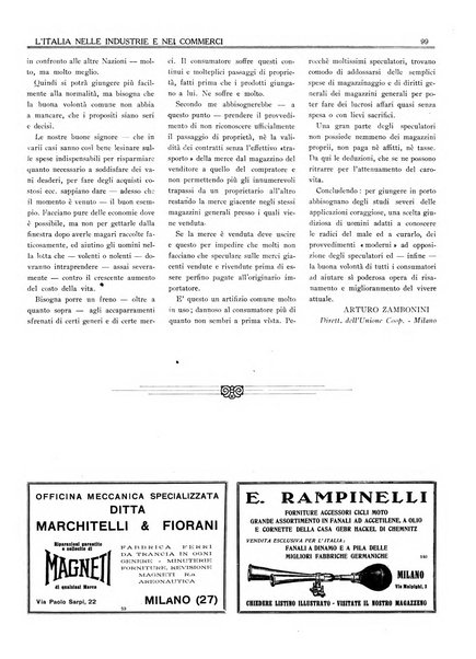 L'Italia nelle industrie e nei commerci rassegna mensile del Movimento economico in Italia