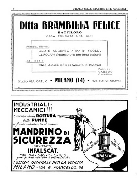 L'Italia nelle industrie e nei commerci rassegna mensile del Movimento economico in Italia