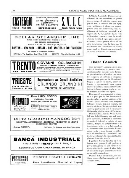 L'Italia nelle industrie e nei commerci rassegna mensile del Movimento economico in Italia