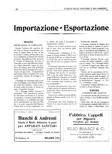 L'Italia nelle industrie e nei commerci rassegna mensile del Movimento economico in Italia