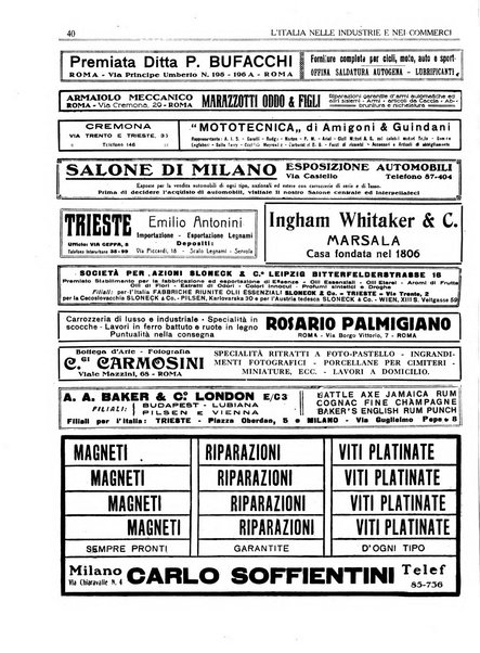 L'Italia nelle industrie e nei commerci rassegna mensile del Movimento economico in Italia