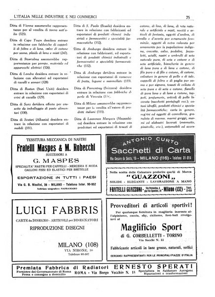 L'Italia nelle industrie e nei commerci rassegna mensile del Movimento economico in Italia