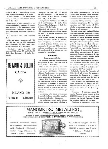 L'Italia nelle industrie e nei commerci rassegna mensile del Movimento economico in Italia