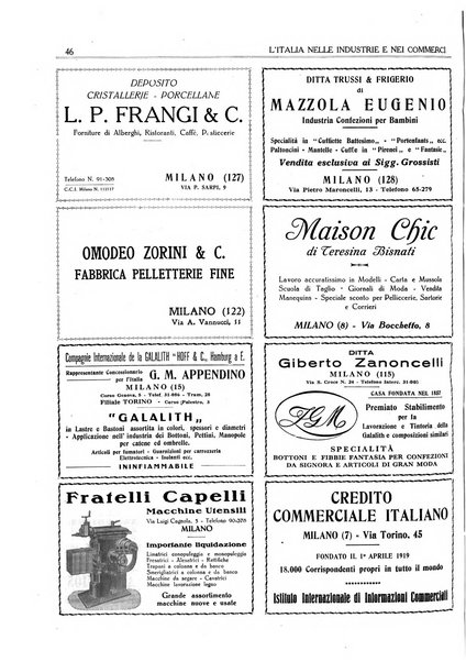 L'Italia nelle industrie e nei commerci rassegna mensile del Movimento economico in Italia
