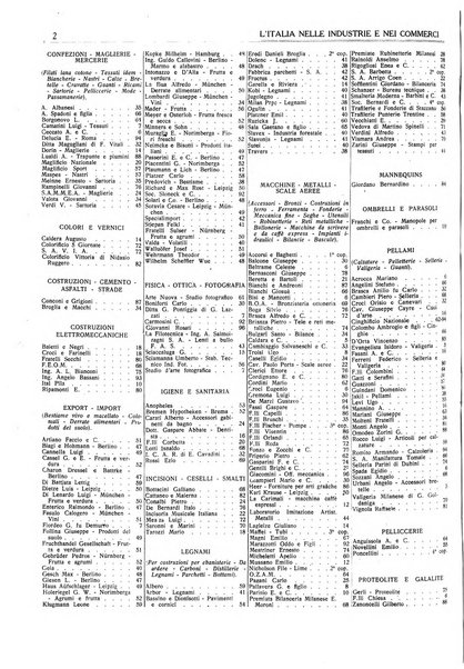L'Italia nelle industrie e nei commerci rassegna mensile del Movimento economico in Italia