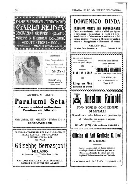L'Italia nelle industrie e nei commerci rassegna mensile del Movimento economico in Italia