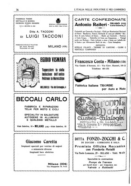 L'Italia nelle industrie e nei commerci rassegna mensile del Movimento economico in Italia