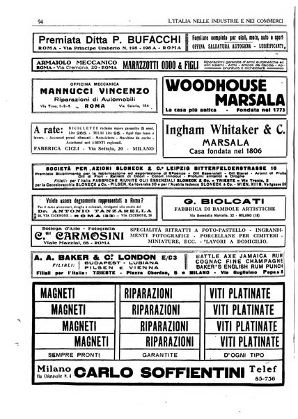 L'Italia nelle industrie e nei commerci rassegna mensile del Movimento economico in Italia
