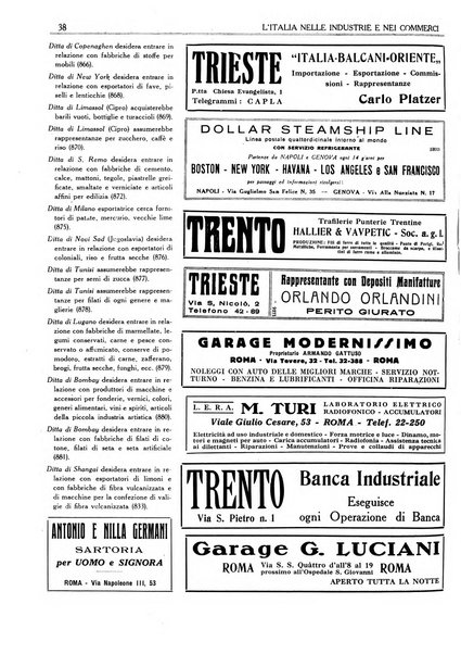 L'Italia nelle industrie e nei commerci rassegna mensile del Movimento economico in Italia