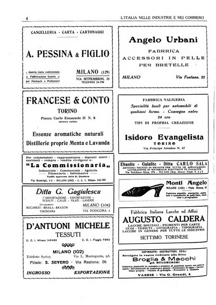 L'Italia nelle industrie e nei commerci rassegna mensile del Movimento economico in Italia