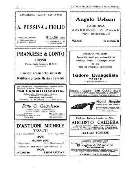 L'Italia nelle industrie e nei commerci rassegna mensile del Movimento economico in Italia