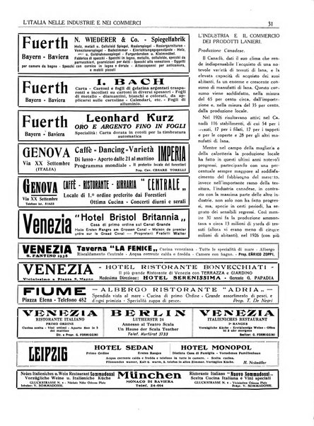 L'Italia nelle industrie e nei commerci rassegna mensile del Movimento economico in Italia