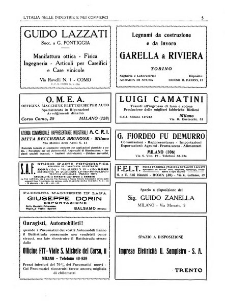 L'Italia nelle industrie e nei commerci rassegna mensile del Movimento economico in Italia