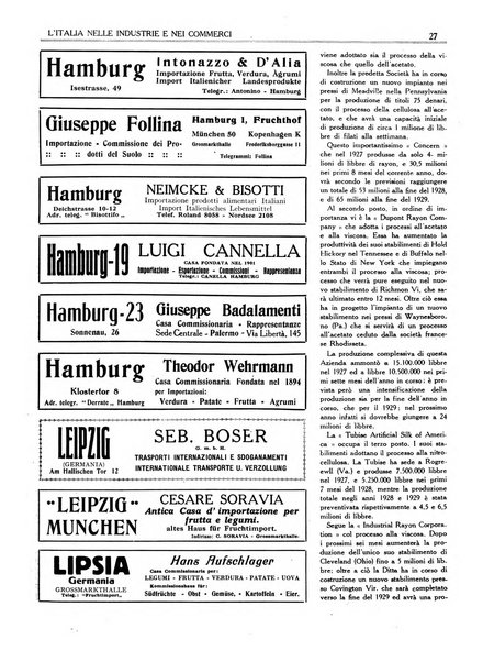 L'Italia nelle industrie e nei commerci rassegna mensile del Movimento economico in Italia