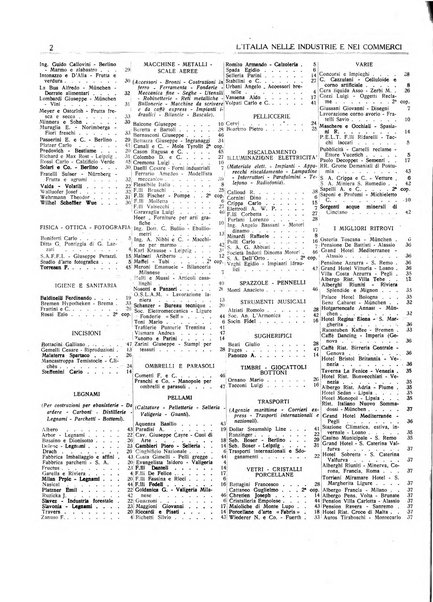 L'Italia nelle industrie e nei commerci rassegna mensile del Movimento economico in Italia