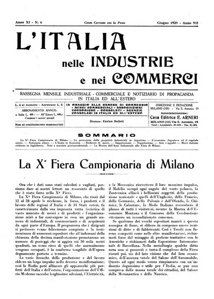 L'Italia nelle industrie e nei commerci rassegna mensile del Movimento economico in Italia