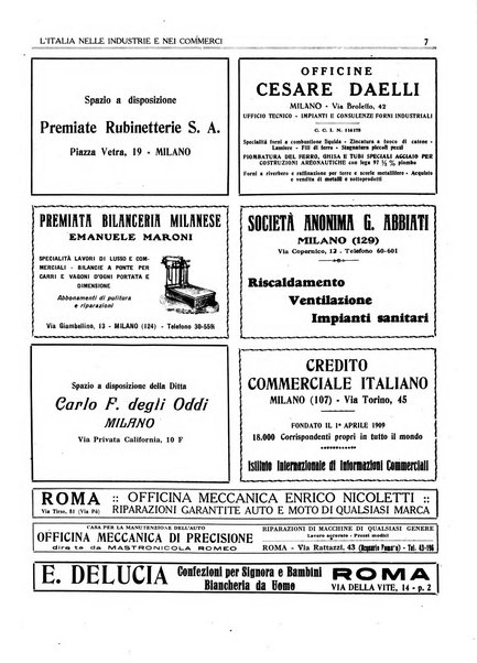 L'Italia nelle industrie e nei commerci rassegna mensile del Movimento economico in Italia