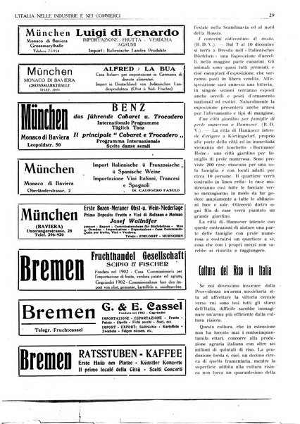 L'Italia nelle industrie e nei commerci rassegna mensile del Movimento economico in Italia