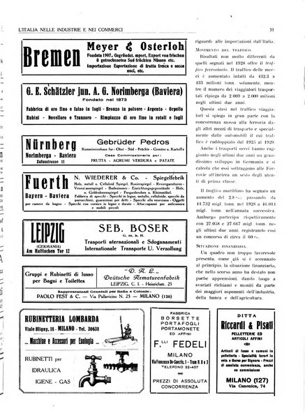 L'Italia nelle industrie e nei commerci rassegna mensile del Movimento economico in Italia
