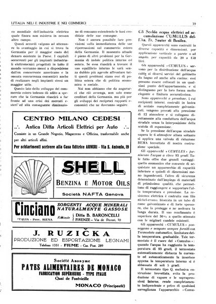 L'Italia nelle industrie e nei commerci rassegna mensile del Movimento economico in Italia