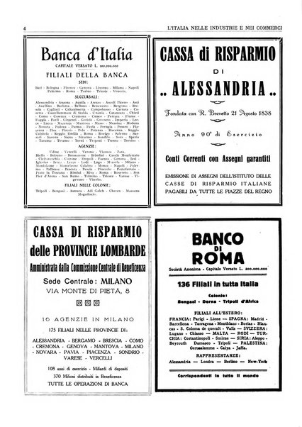 L'Italia nelle industrie e nei commerci rassegna mensile del Movimento economico in Italia