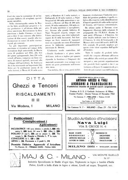 L'Italia nelle industrie e nei commerci rassegna mensile del Movimento economico in Italia