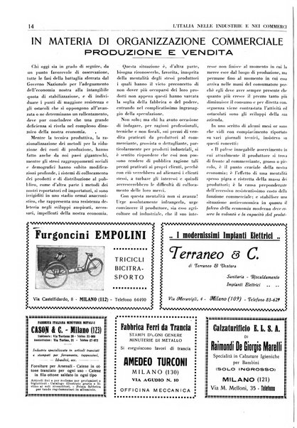 L'Italia nelle industrie e nei commerci rassegna mensile del Movimento economico in Italia