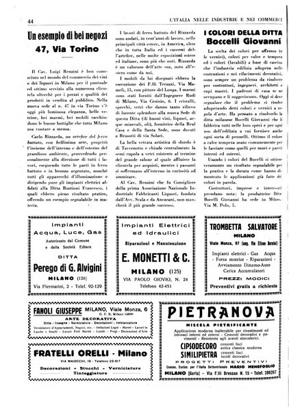 L'Italia nelle industrie e nei commerci rassegna mensile del Movimento economico in Italia