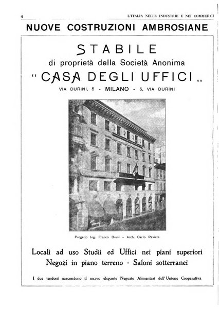 L'Italia nelle industrie e nei commerci rassegna mensile del Movimento economico in Italia