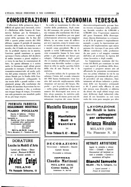 L'Italia nelle industrie e nei commerci rassegna mensile del Movimento economico in Italia
