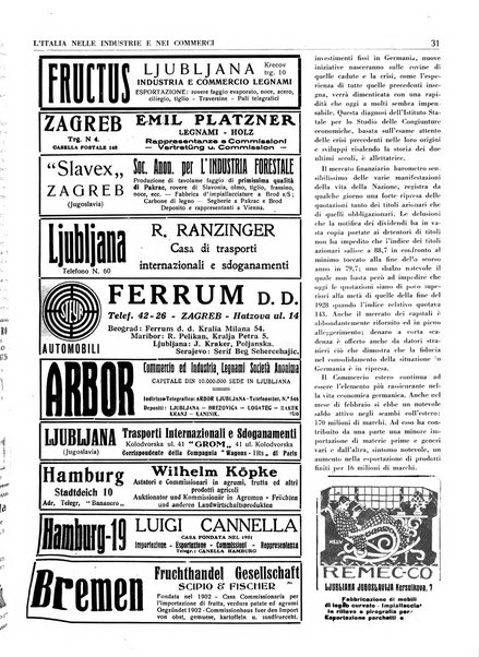 L'Italia nelle industrie e nei commerci rassegna mensile del Movimento economico in Italia