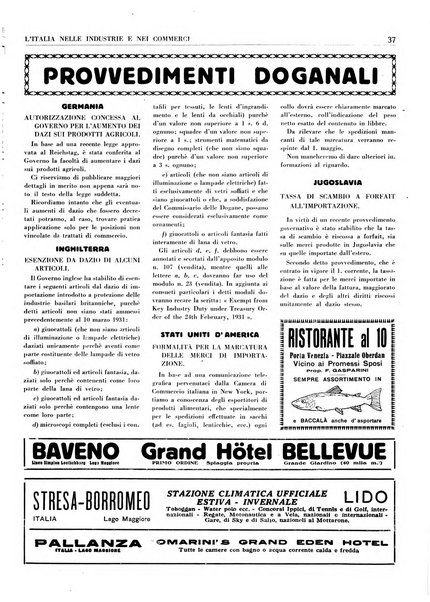 L'Italia nelle industrie e nei commerci rassegna mensile del Movimento economico in Italia