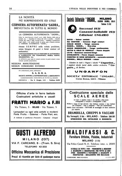 L'Italia nelle industrie e nei commerci rassegna mensile del Movimento economico in Italia